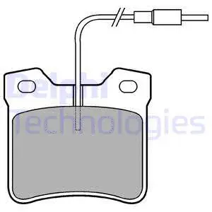 Brake Pad Set, disc brake (LP667)