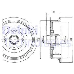 Brake Drum (BF284)
