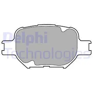 Brake Pad Set, disc brake (LP1446)