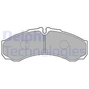 Brake Pad Set, disc brake (LP1802)