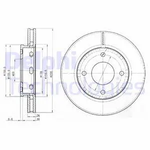 Brake Disc (BG3987)