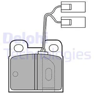 Brake Pad Set, disc brake (LP824)