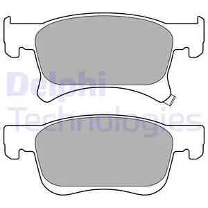 Brake Pad Set, disc brake (LP3164)