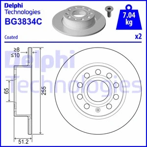 Brake Disc (BG3834C)