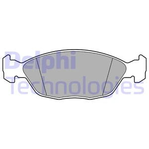 Brake Pad Set, disc brake (LP3448)