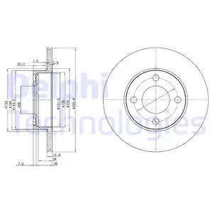 Brake Disc (BG2215)