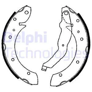 Brake Shoe Set (LS1634)
