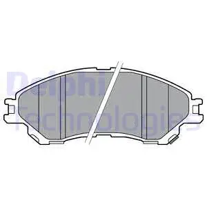 Brake Pad Set, disc brake (LP2664)