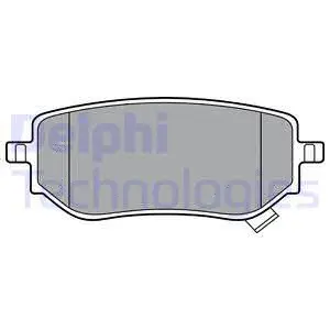 Brake Pad Set, disc brake (LP3402)
