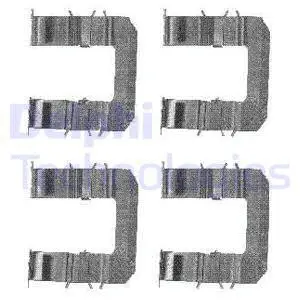 Accessory Kit, disc brake pad (LX0483)