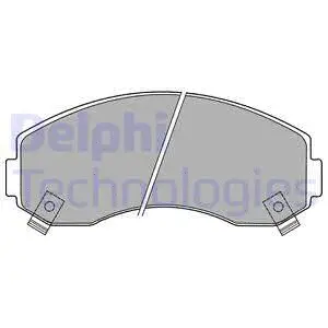 Brake Pad Set, disc brake (LP1433)