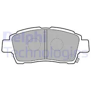 Brake Pad Set, disc brake (LP1414)