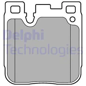 Brake Pad Set, disc brake (LP3249)