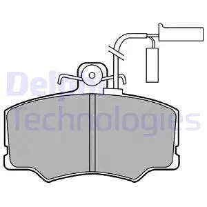 Brake Pad Set, disc brake (LP902)