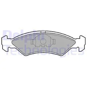 Brake Pad Set, disc brake (LP351)