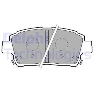 Brake Pad Set, disc brake (LP1742)