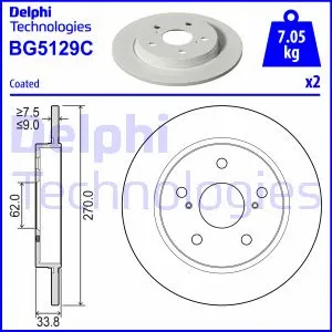 Brake Disc (BG5129C)
