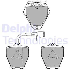 Brake Pad Set, disc brake (LP1024)