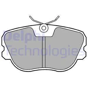 Brake Pad Set, disc brake (LP575)