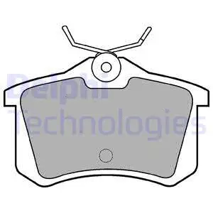 Brake Pad Set, disc brake (LP850)