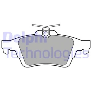 Brake Pad Set, disc brake (LP3207)