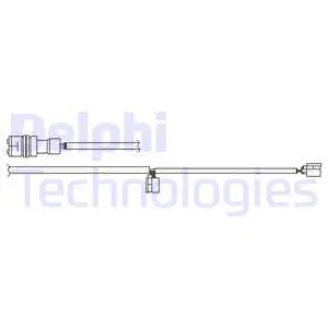 Warning Contact, brake pad wear (LZ0263)