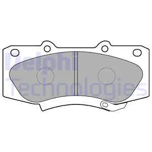 Brake Pad Set, disc brake (LP2244)