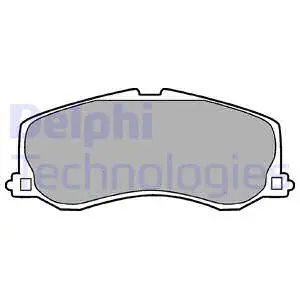 Brake Pad Set, disc brake (LP945)
