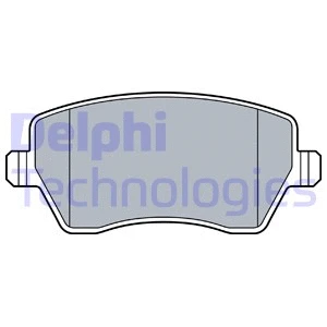 Brake Pad Set, disc brake (LP3550)