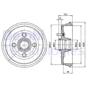 Brake Drum (BF230)