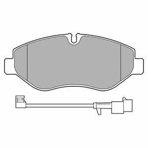 Brake Pad Set, disc brake (LP3621)