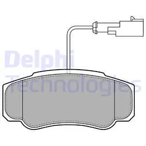 Brake Pad Set, disc brake (LP2054)
