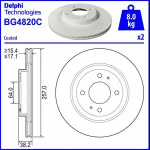 Brake Disc (BG4820C)