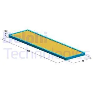 Filter, cabin air (TSP0325045)