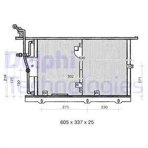 Condenser, air conditioning (TSP0225322)