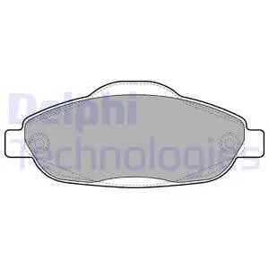 Brake Pad Set, disc brake (LP2070)