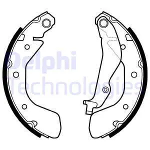 Brake Shoe Set (LS2134)