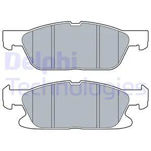 Brake Pad Set, disc brake (LP3280)