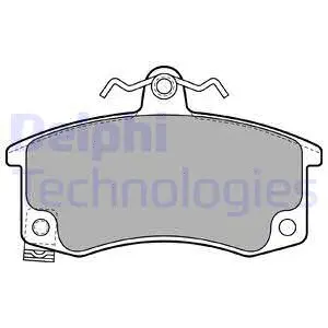 Brake Pad Set, disc brake (LP1889)