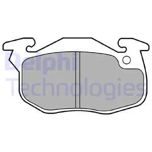 Brake Pad Set, disc brake (LP1053)