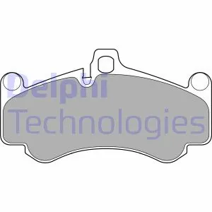 Brake Pad Set, disc brake (LP3685)