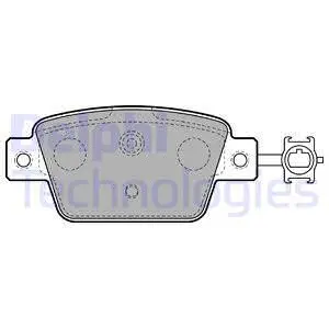 Brake Pad Set, disc brake (LP2486)