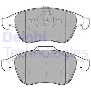 Brake Pad Set, disc brake (LP2181)