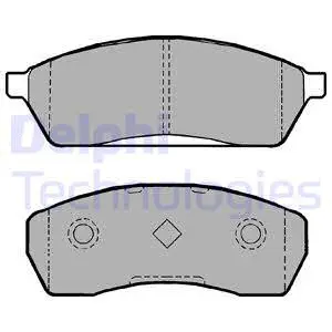 Brake Pad Set, disc brake (LP1026)