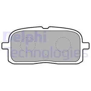 Brake Pad Set, disc brake (LP1550)