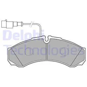 Brake Pad Set, disc brake (LP2185)
