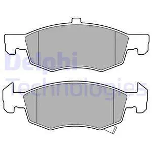 Brake Pad Set, disc brake (LP3163)