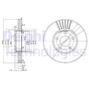 Brake Disc (BG2745C-18B1)