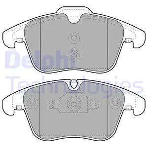 Brake Pad Set, disc brake (LP2065)