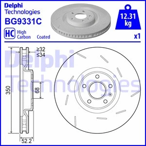Brake Disc (BG9331C)